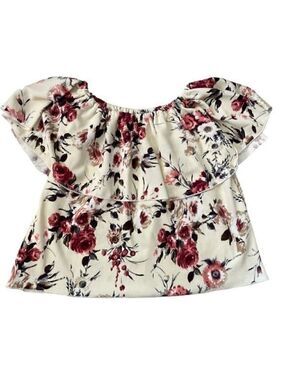 Off Shoulder Floral Top Small